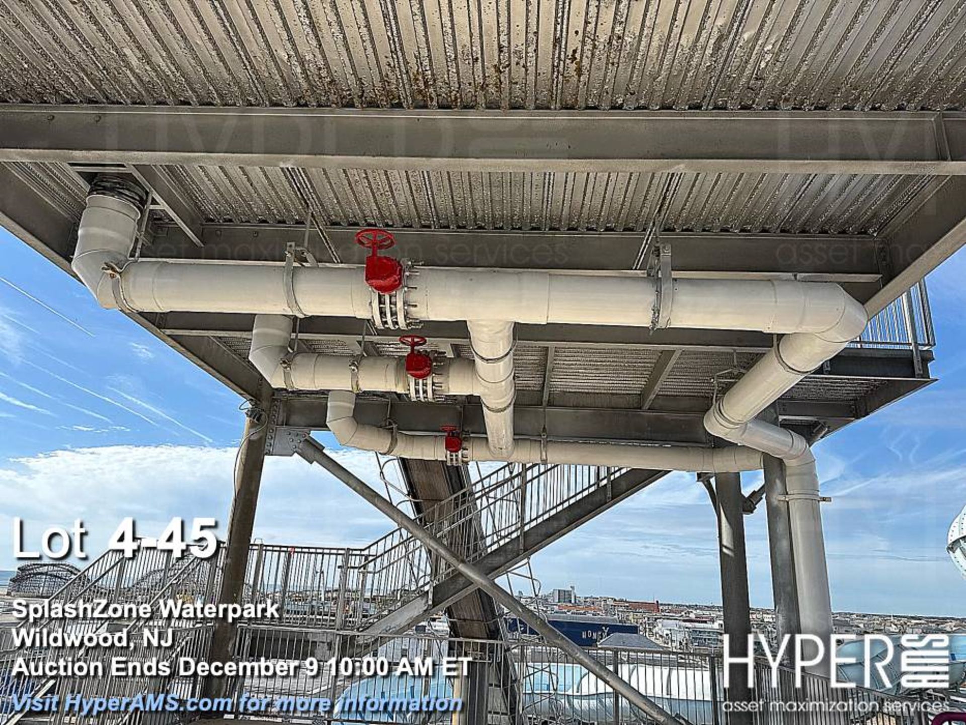 WhiteWater West Industries Slide attraction with (6) slides including "B" and "C" towers, bridges, w - Image 45 of 60