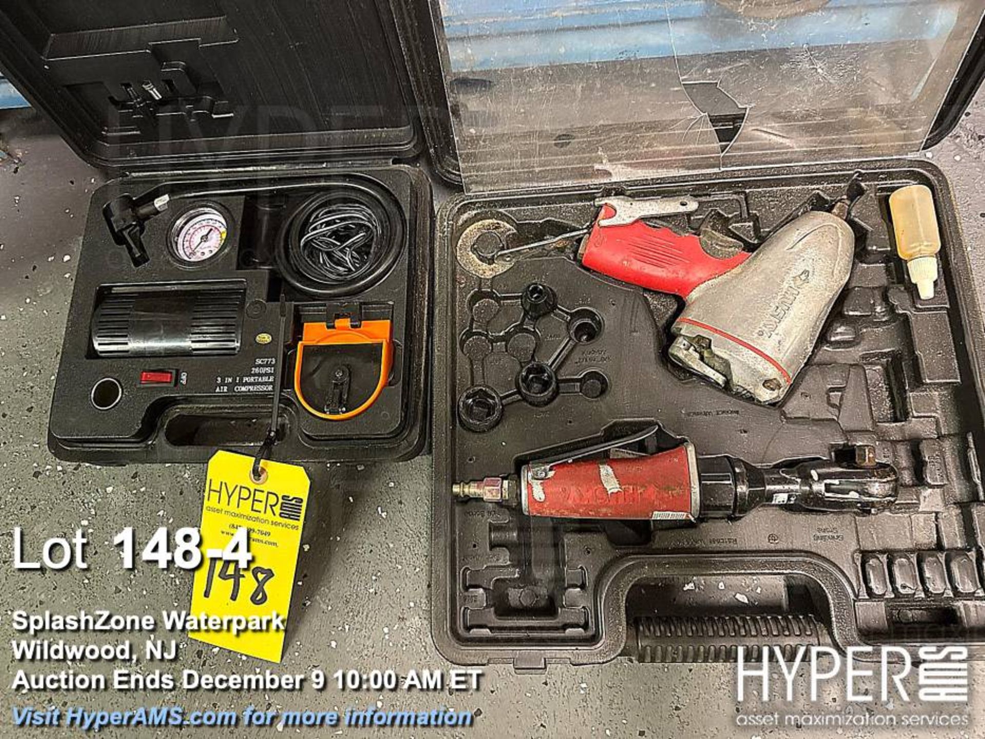 Lot of air and power tools as photographed: Kobalt Air and Power Tools Set with 24V Battery, 8 Tools - Image 4 of 4