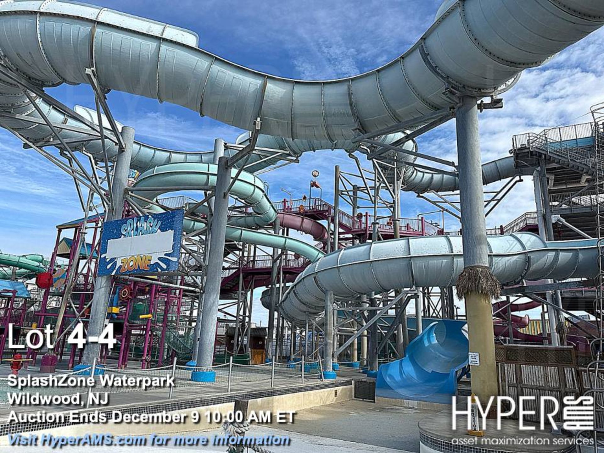 WhiteWater West Industries Slide attraction with (6) slides including "B" and "C" towers, bridges, w - Image 4 of 60