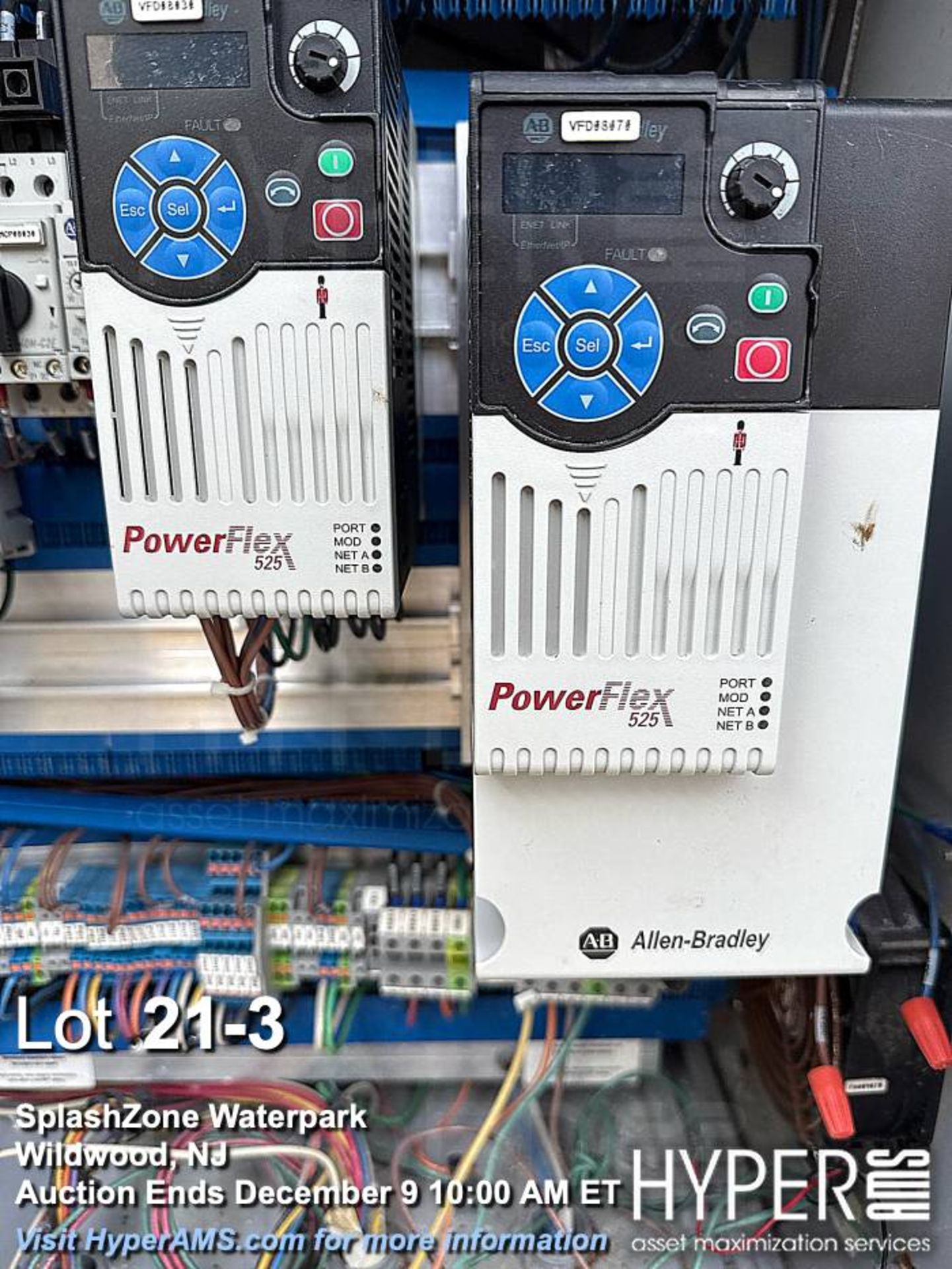 Allen-Bradley PowerFlex 525 Electrical Control Panel with Drives - Image 3 of 5