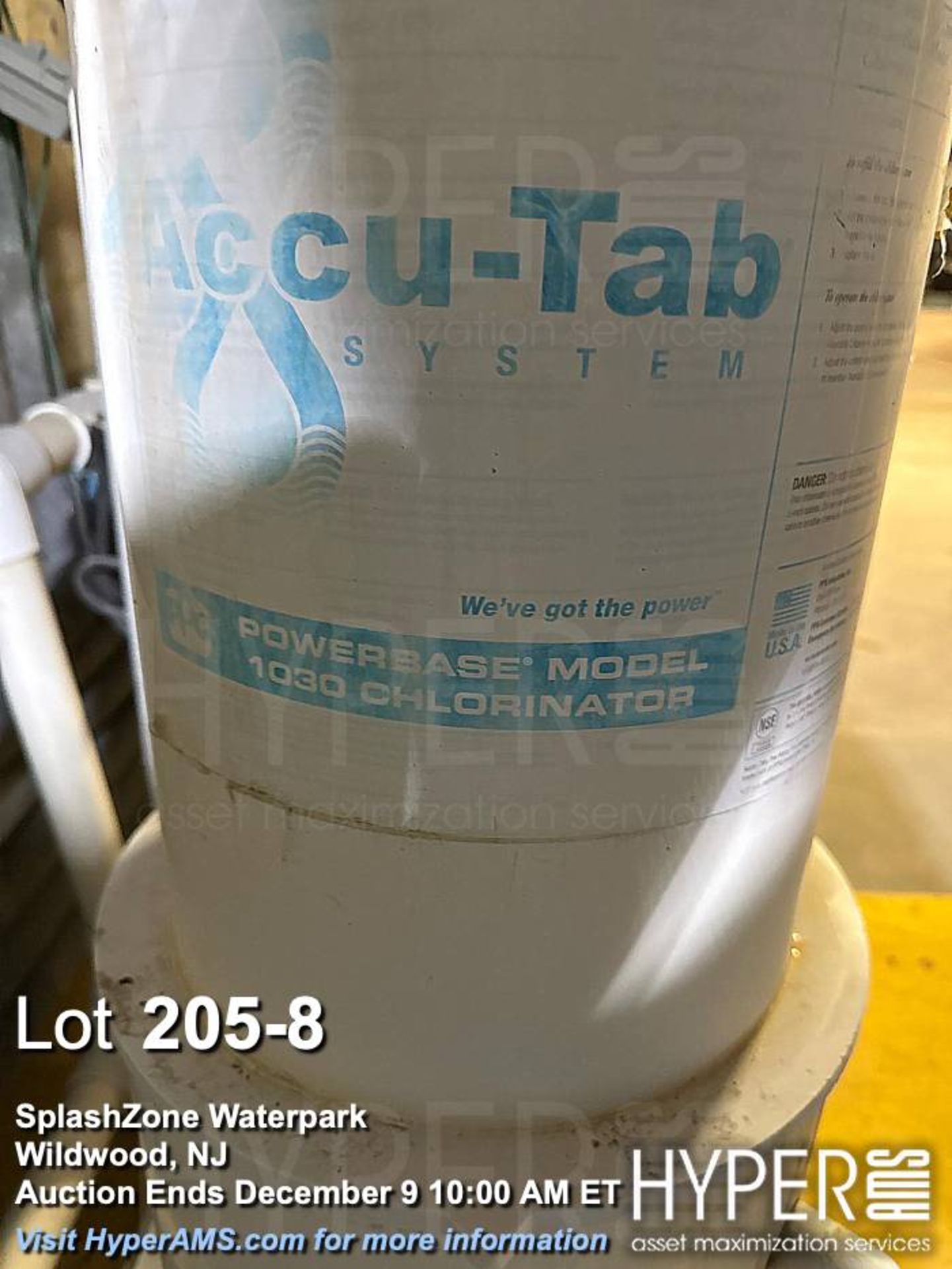 PPG Accu-Tab Chlorinator System with Century SP2155Z1EFTC Pump, - Image 8 of 10