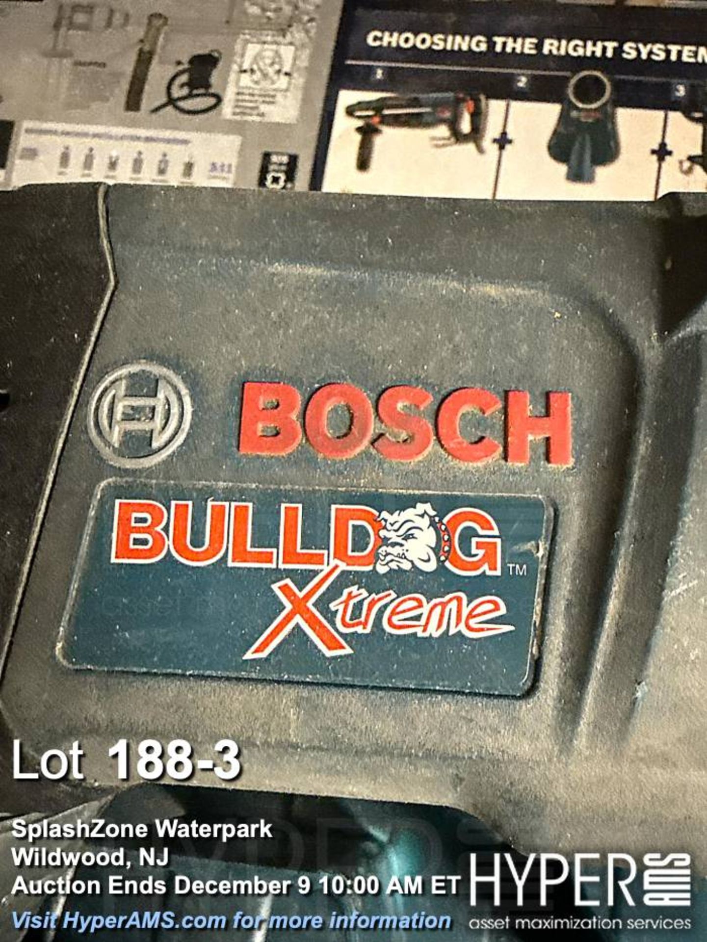 Bosch Bulldog Xtreme Hammer Drill, Model 11255VSR, Corded Electric - Image 3 of 3
