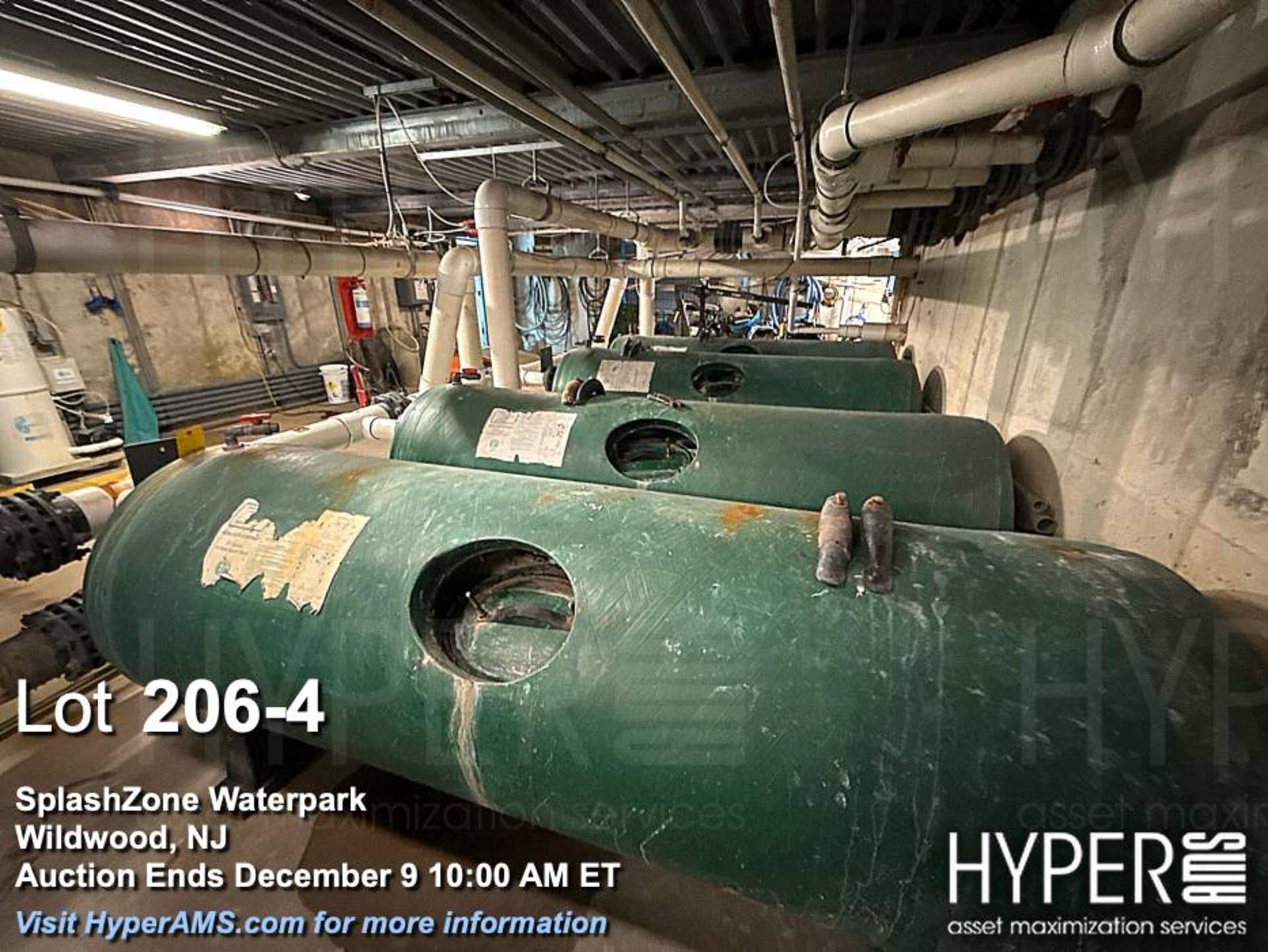 Lot of (4) Kenloch FF Series Hi-Rate Sand Filters - Commercial Aquaculture Systems - Image 4 of 5