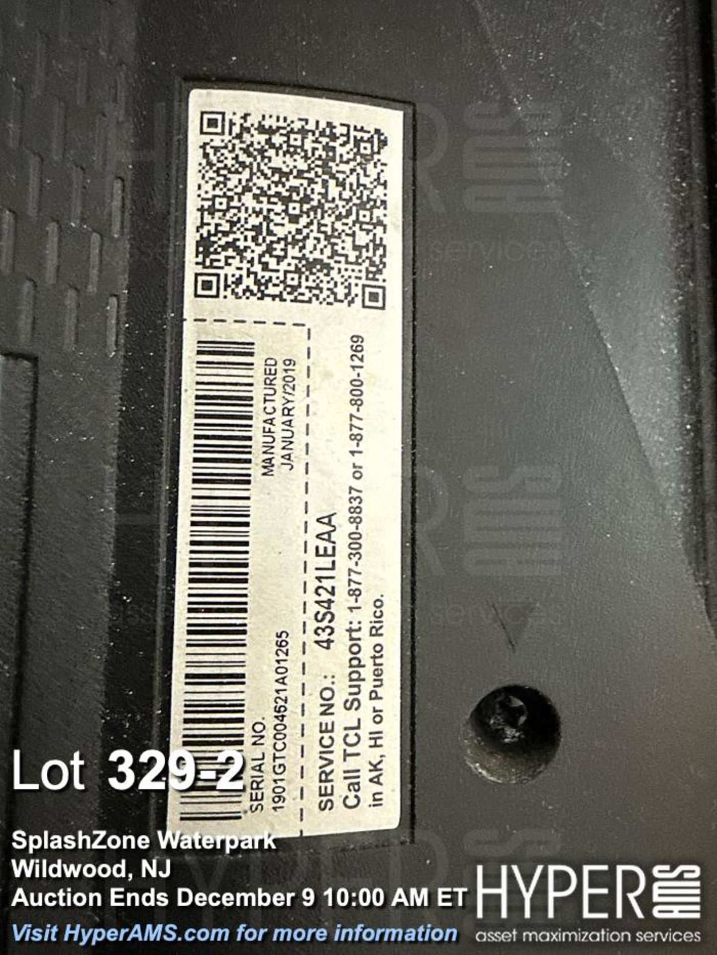 Lot (2) Flat screen TVs - Image 2 of 4