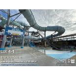 WhiteWater West Industries Slide attraction with (6) slides including "B" and "C" towers, bridges, w