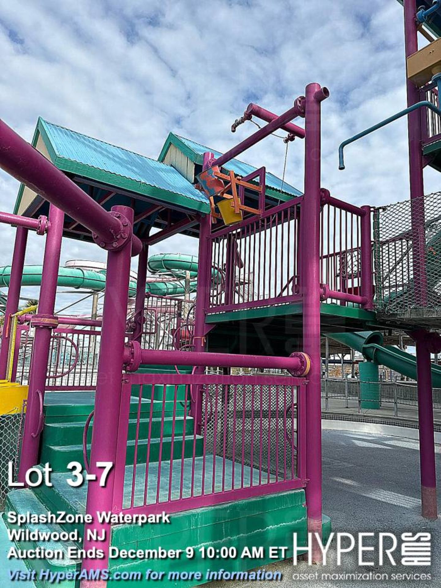 SCS Interactive Discovery Island stand-alone attraction with 1000 gallon dump-bucket, water cannons, - Image 7 of 19