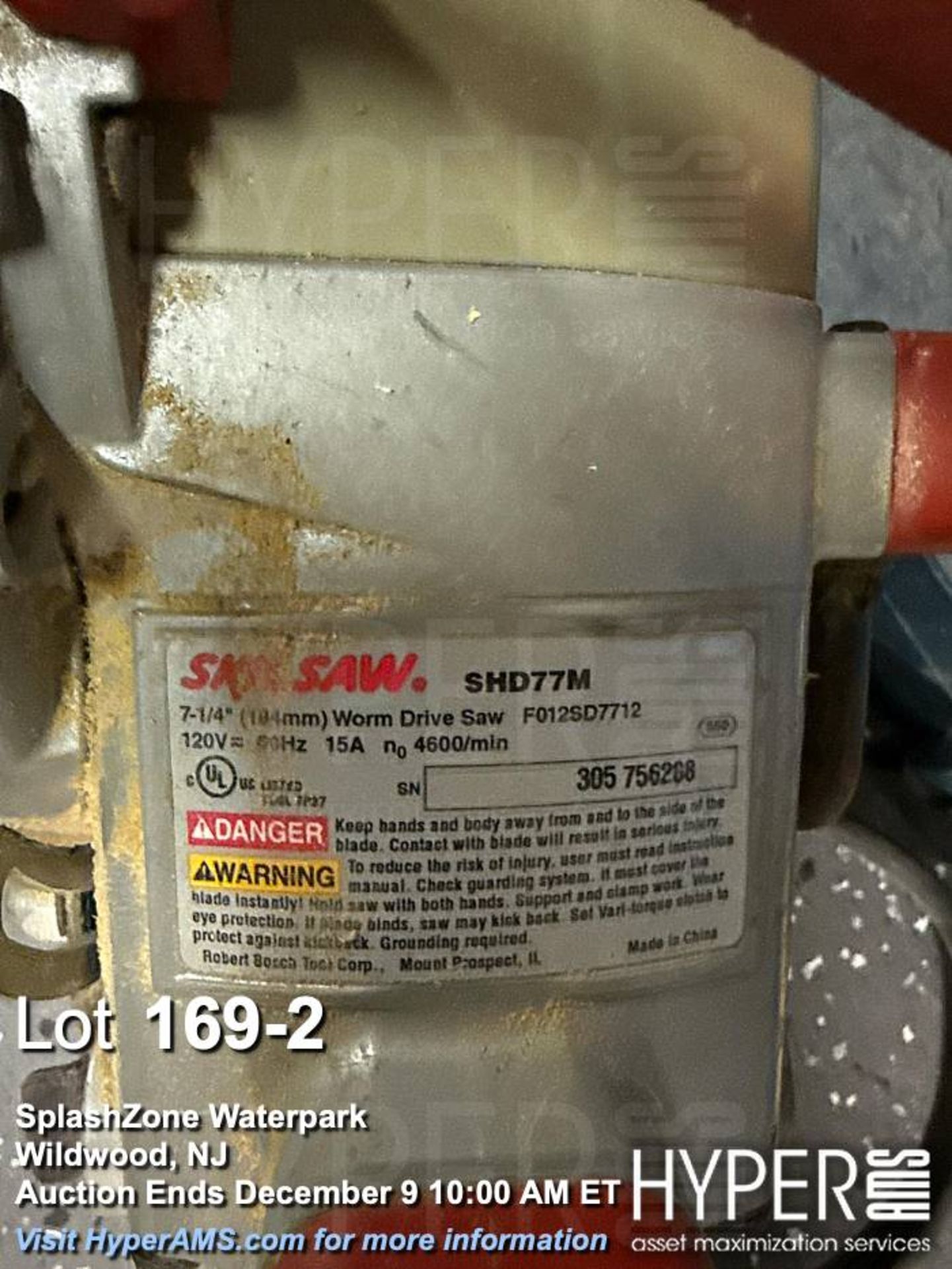 SKILSAW SHD77M Worm Drive Saw & Bosch Bulldog XtremeMax Rotary Hammer - Image 2 of 3