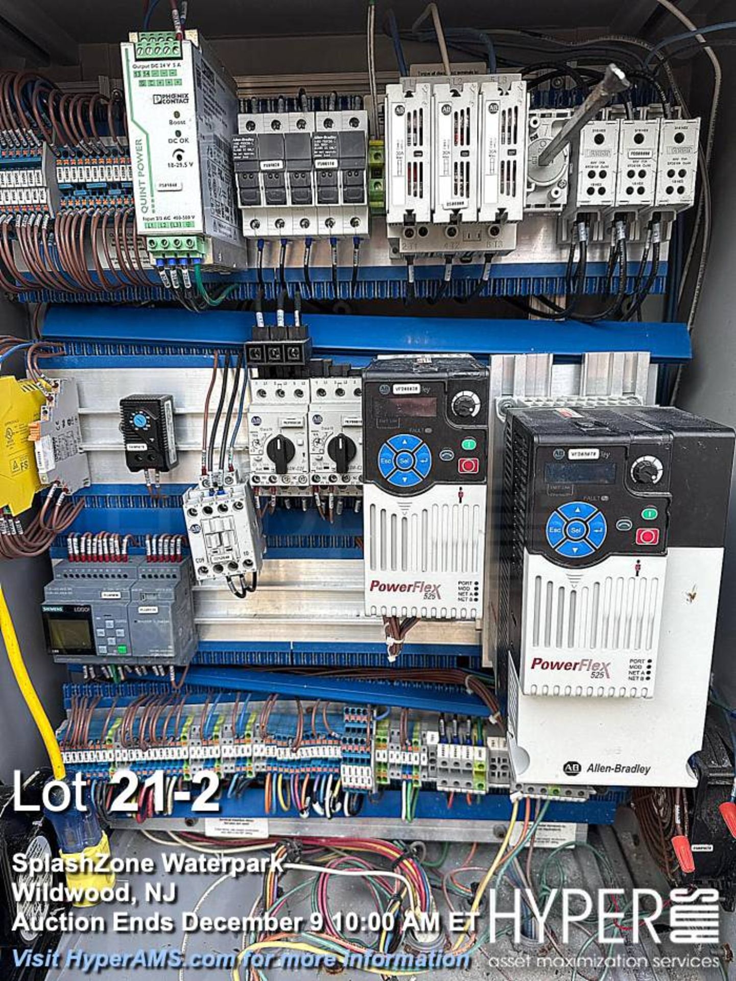 Allen-Bradley PowerFlex 525 Electrical Control Panel with Drives - Image 2 of 5