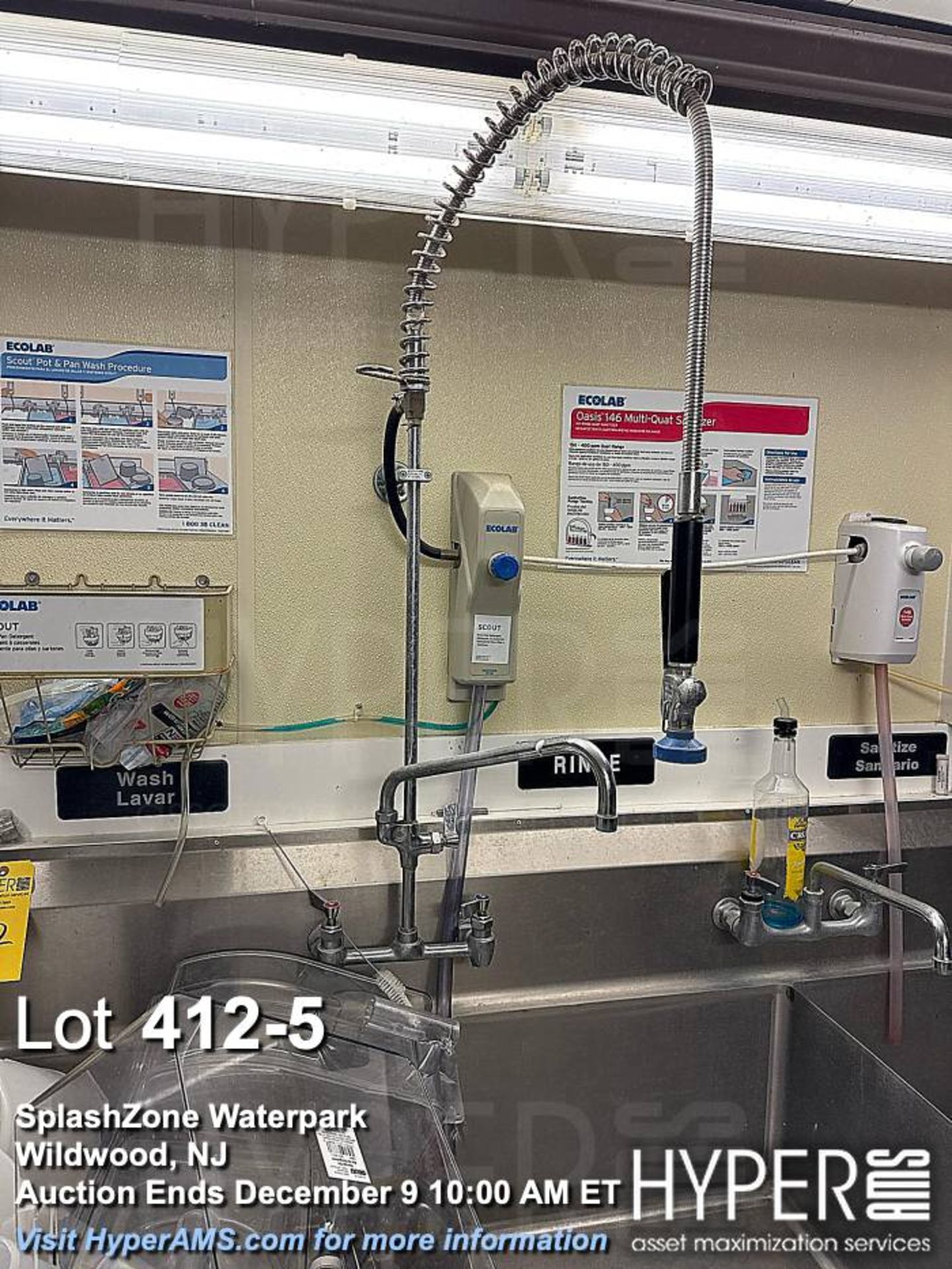 KCS Commercial Stainless Steel Triple Compartment Sink, NSF Certified - Image 5 of 5