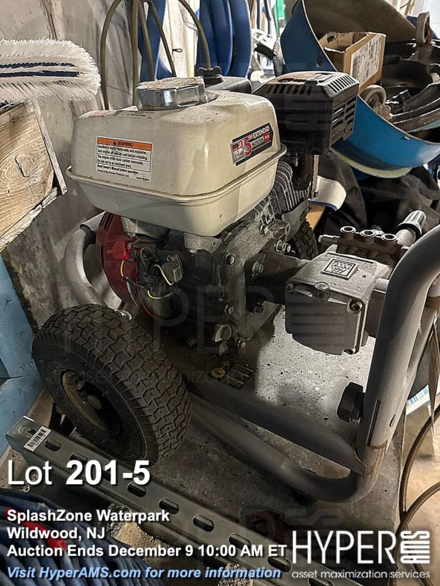 Simpson PS60982 Gas Pressure Washer, 3400 PSI, 2.5 GPM, Honda GX200 Engine - Image 5 of 5