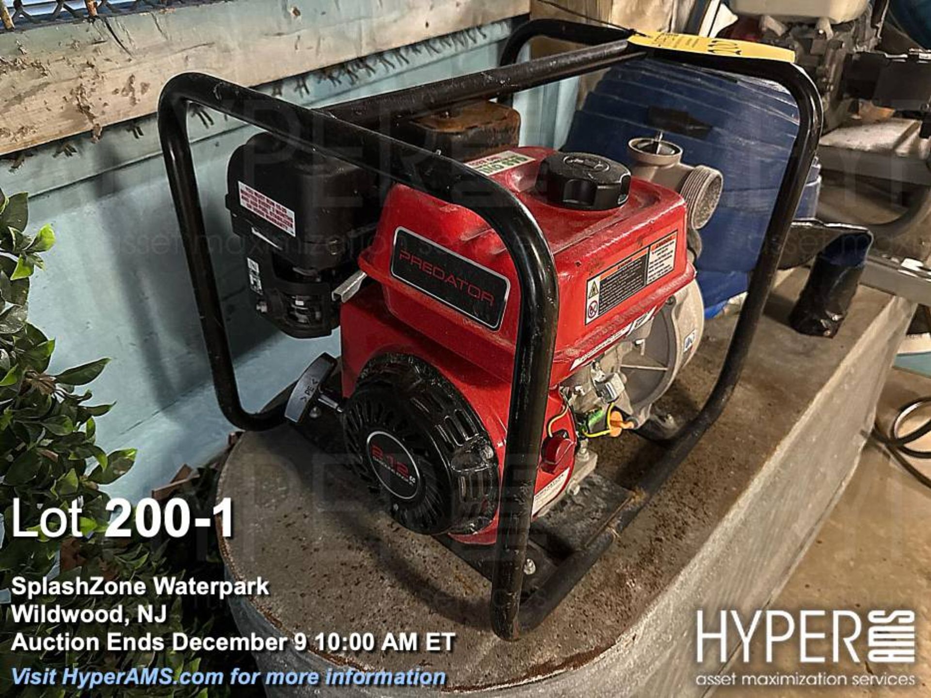 Predator 212cc Water Pump, 2-inch NPT Inlet, Gasoline Engine