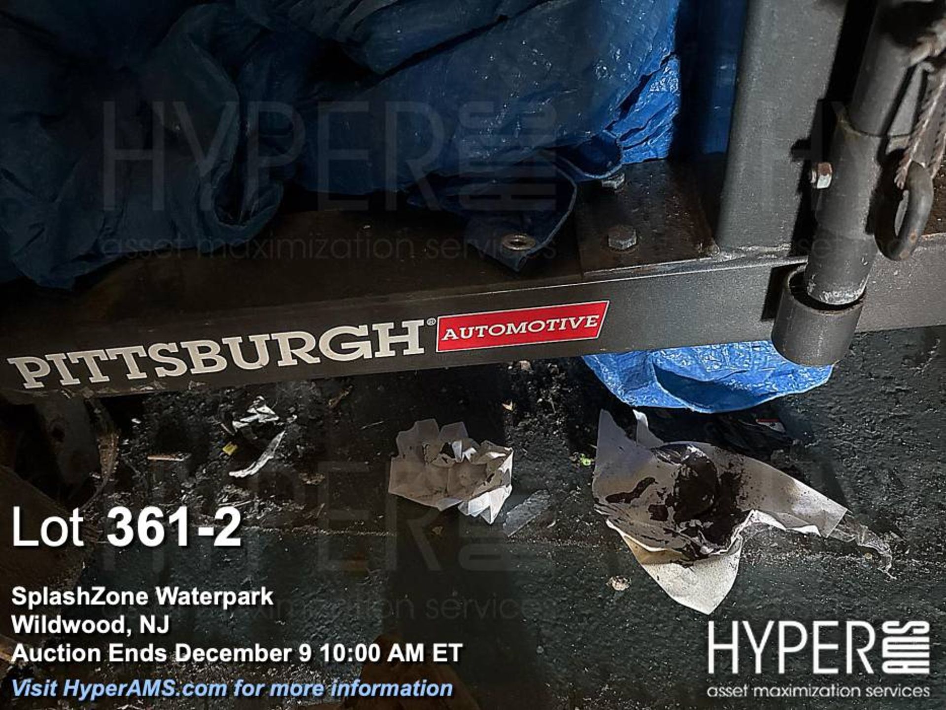 Pittsburgh Automotive 1 Ton Telescoping Gantry Crane, Max Height 148", Black - Image 2 of 4