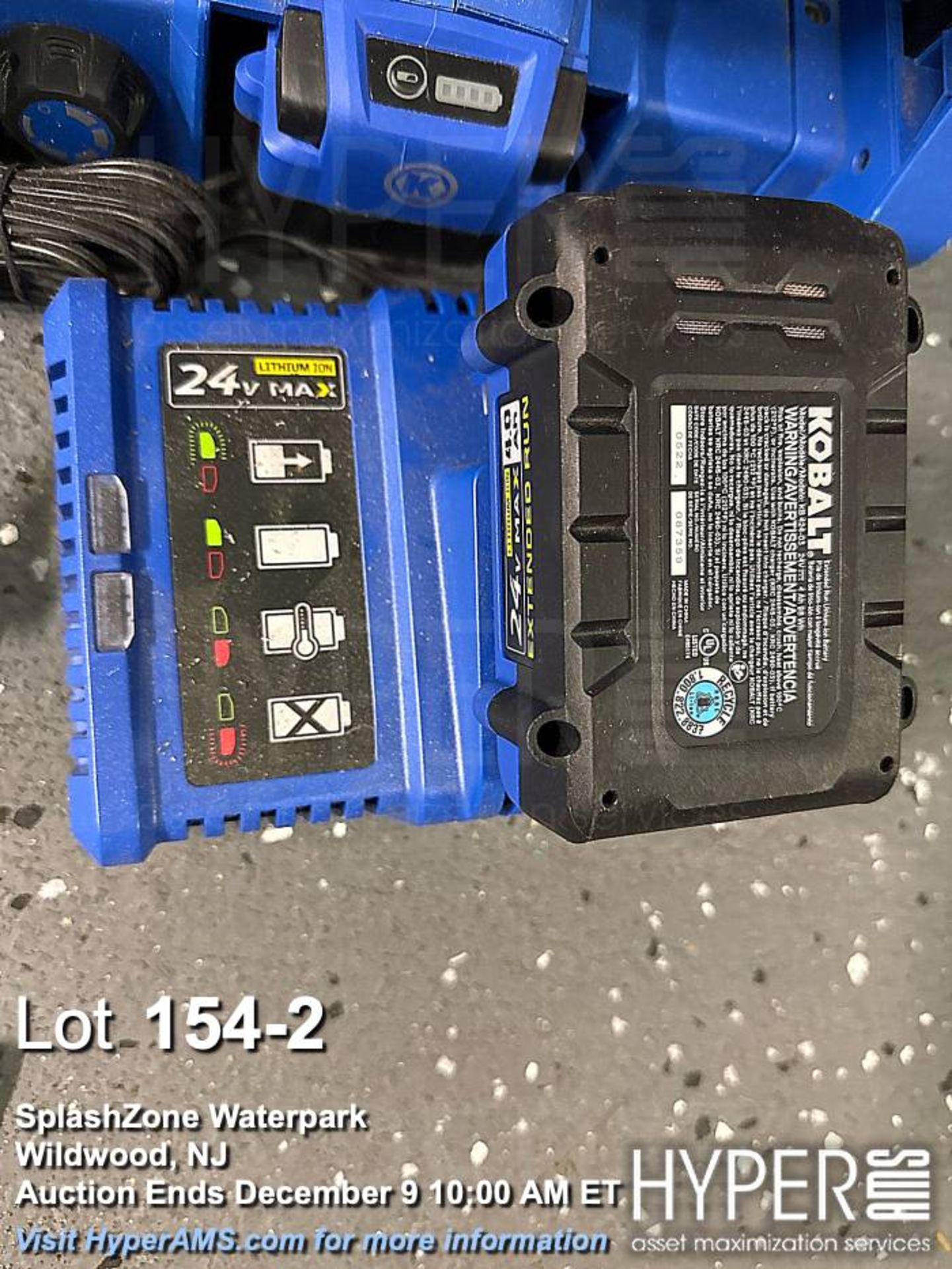 Kobalt 24V Max Portable Fan with Battery & Charger, Lithium-Ion - Image 2 of 2