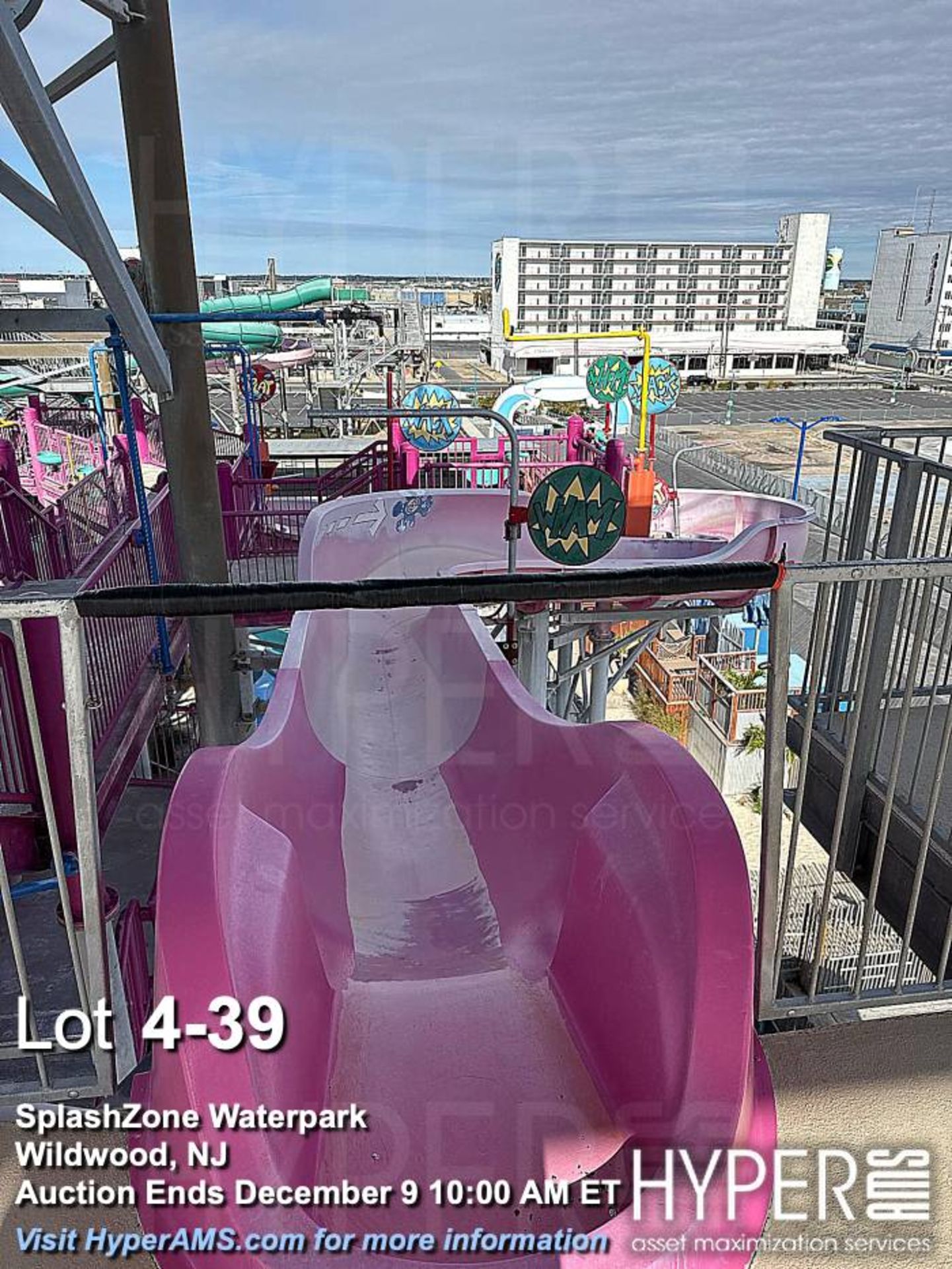 WhiteWater West Industries Slide attraction with (6) slides including "B" and "C" towers, bridges, w - Image 39 of 60