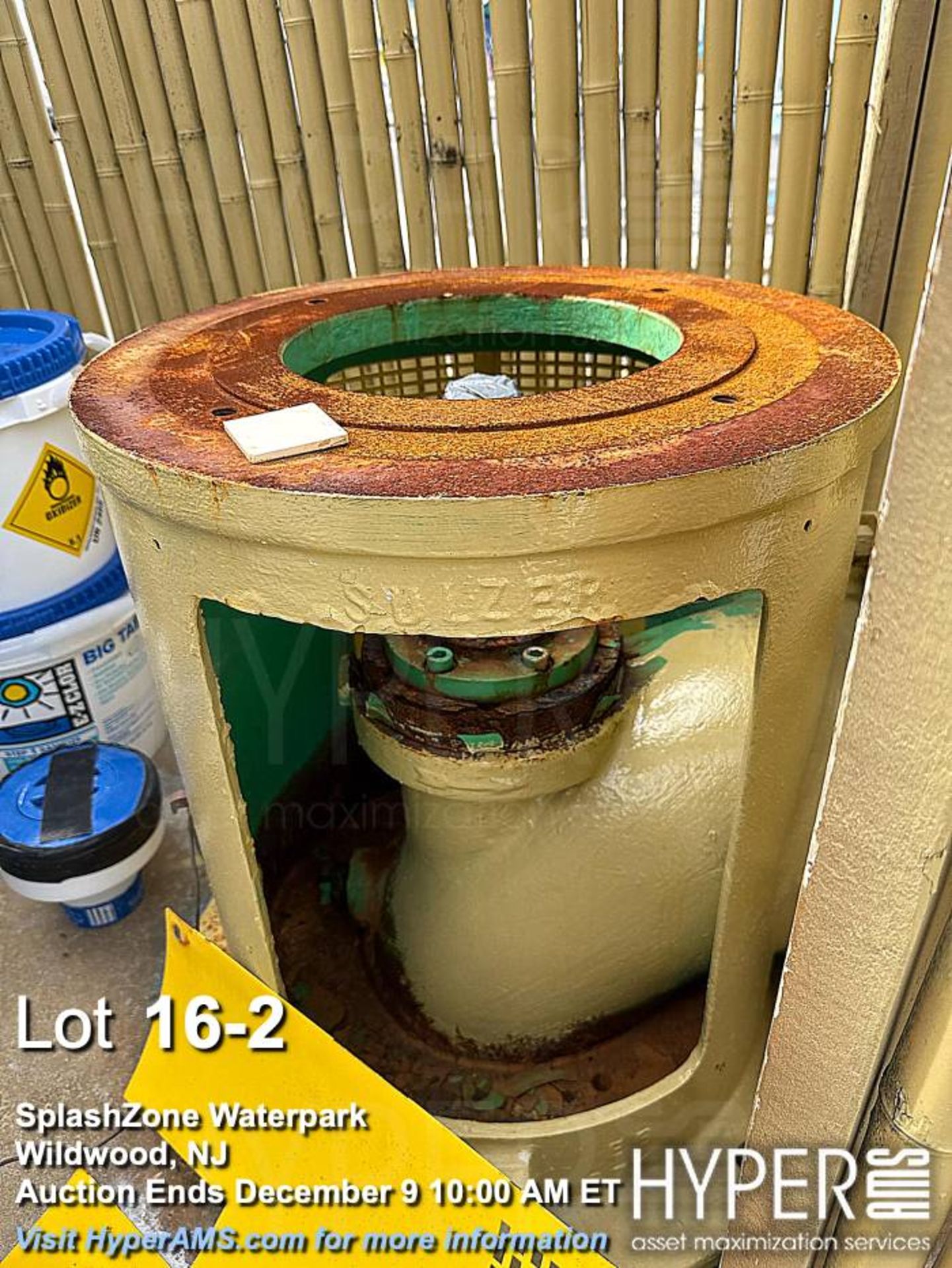 Marathon 60HP motor, model 364VTDB7036 with attached water pump with Sulzer JTS water 14DC pump/ 60F - Image 2 of 6