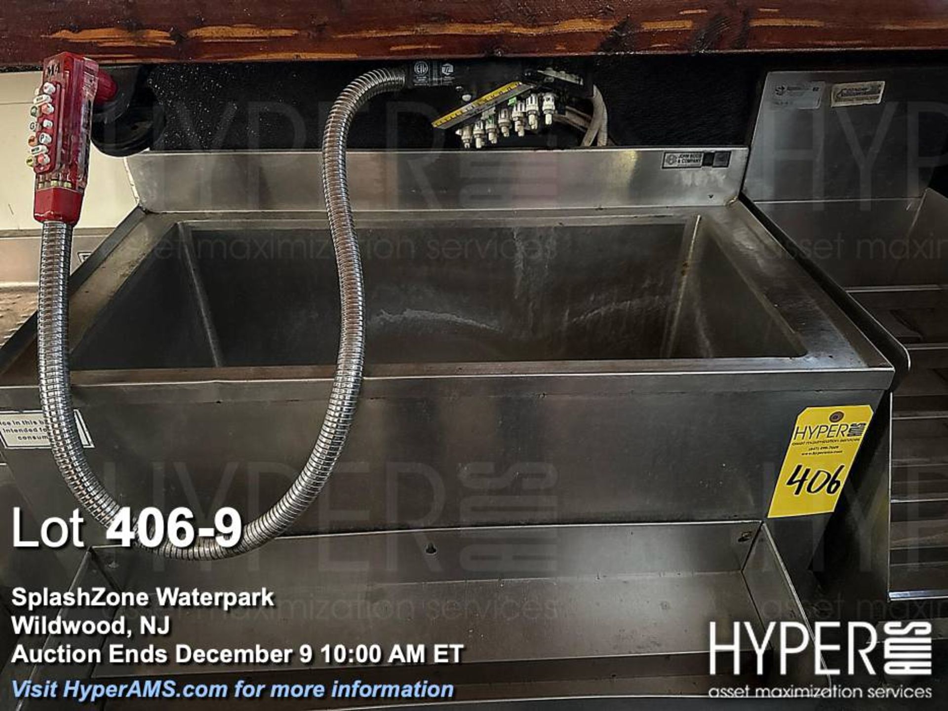 Lot bar sink combination: Supreme Metal & John Boos Commercial Stainless Steel Sink Units, NSF Certi - Image 9 of 12