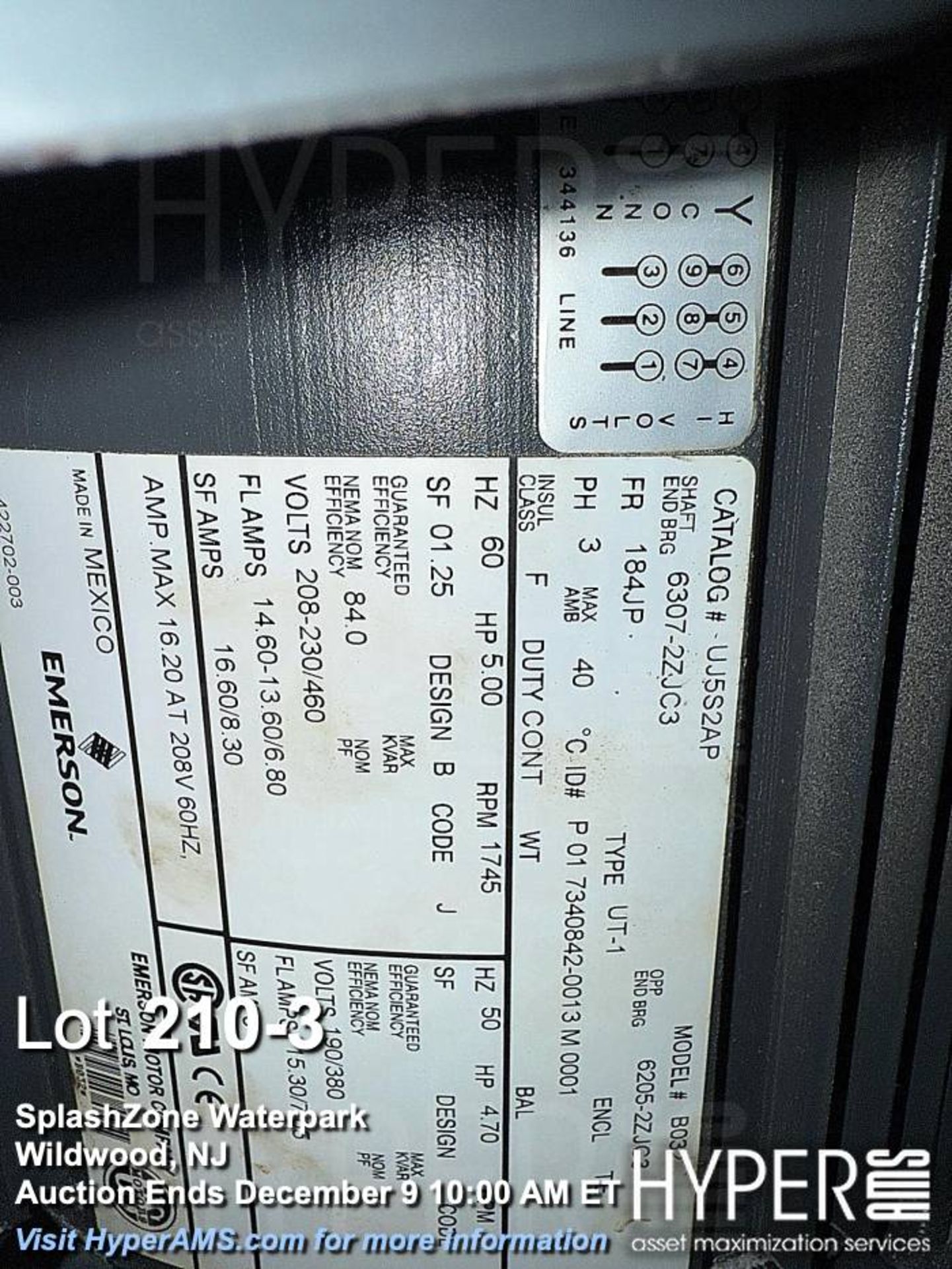 Neptune-Guardian filter with pump, Emerson 5 hp motor - Image 3 of 4