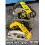 DEWALT DWE575 Circular Saw, 7-1/4", 5200 RPM, Makita 5007MG, 5800 RPM