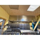 CaptiveAire Commercial Kitchen Hood with Fire Suppression System, Stainless Steel