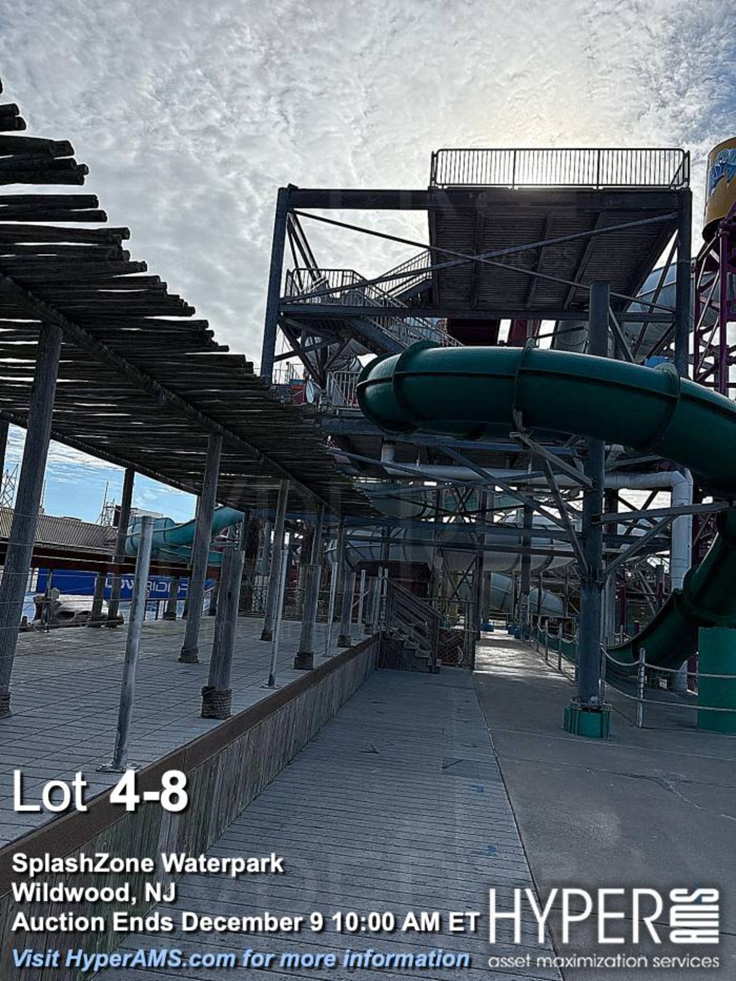 WhiteWater West Industries Slide attraction with (6) slides including "B" and "C" towers, bridges, w - Image 8 of 60