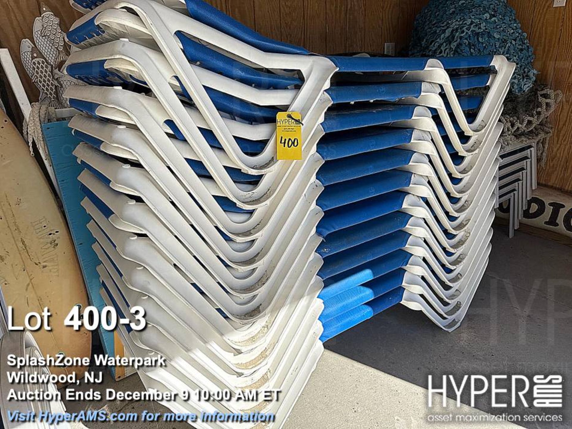 Misc Outdoor furniture with approximately 20 lounges and Longboard and Fyasko Shortboards with Uniqu - Image 3 of 7