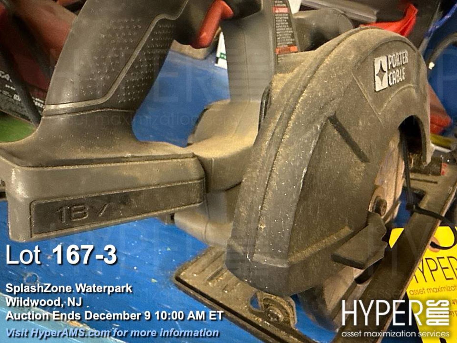 Lot saws: Skilsaw 5400 Circular Saw, Ridgid R3203, Porter-Cable (Cordless) - Image 3 of 4