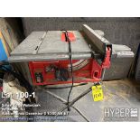 Craftsman 10" Table Saw CMXETAX69434502, 5000 RPM, 120V, Serial CMTS2400206