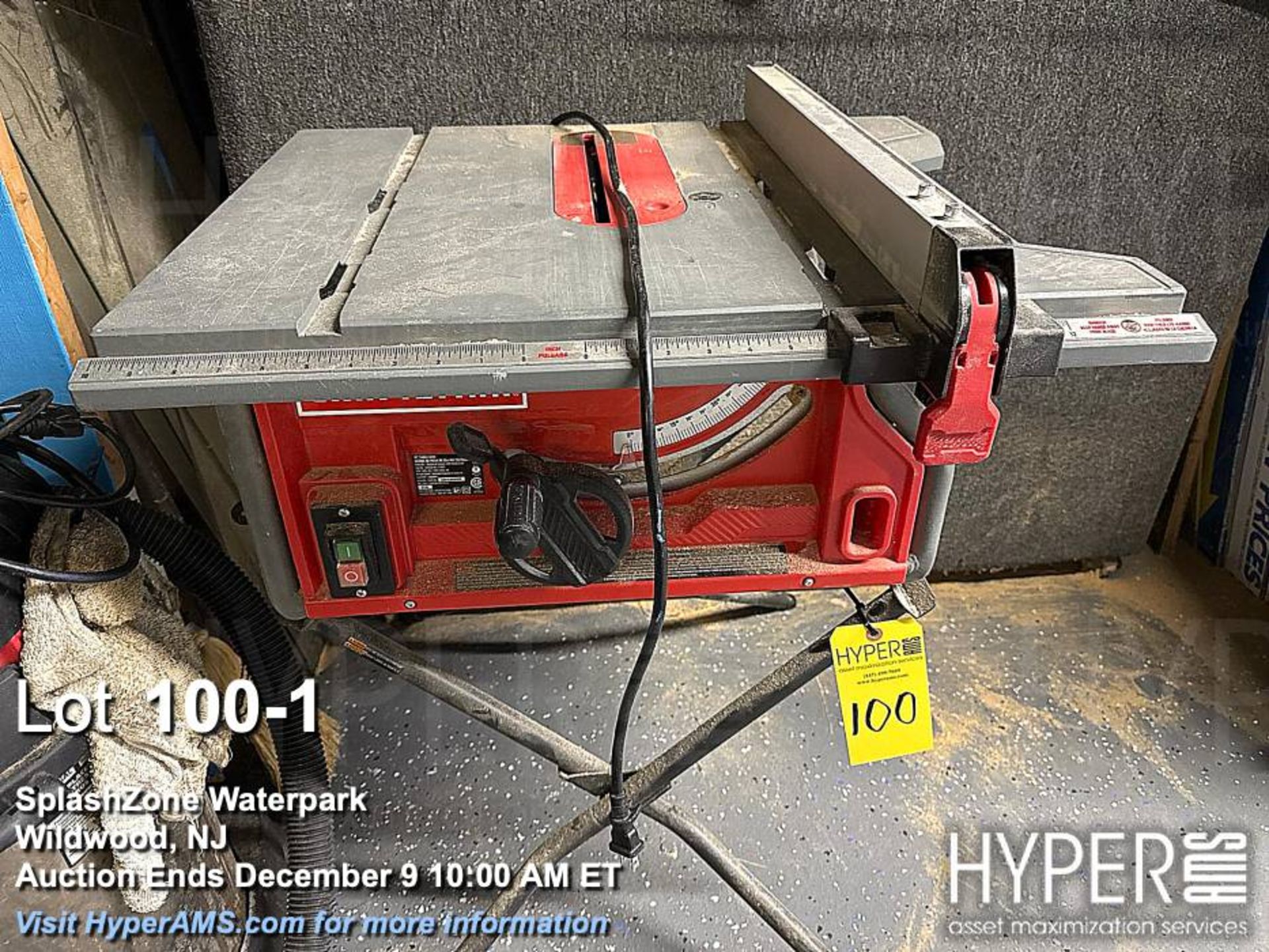 Craftsman 10" Table Saw CMXETAX69434502, 5000 RPM, 120V, Serial CMTS2400206