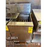 Pitco SG18 Commercial Gas Deep Fryer, 65 lbs, 140,000 BTU/hr