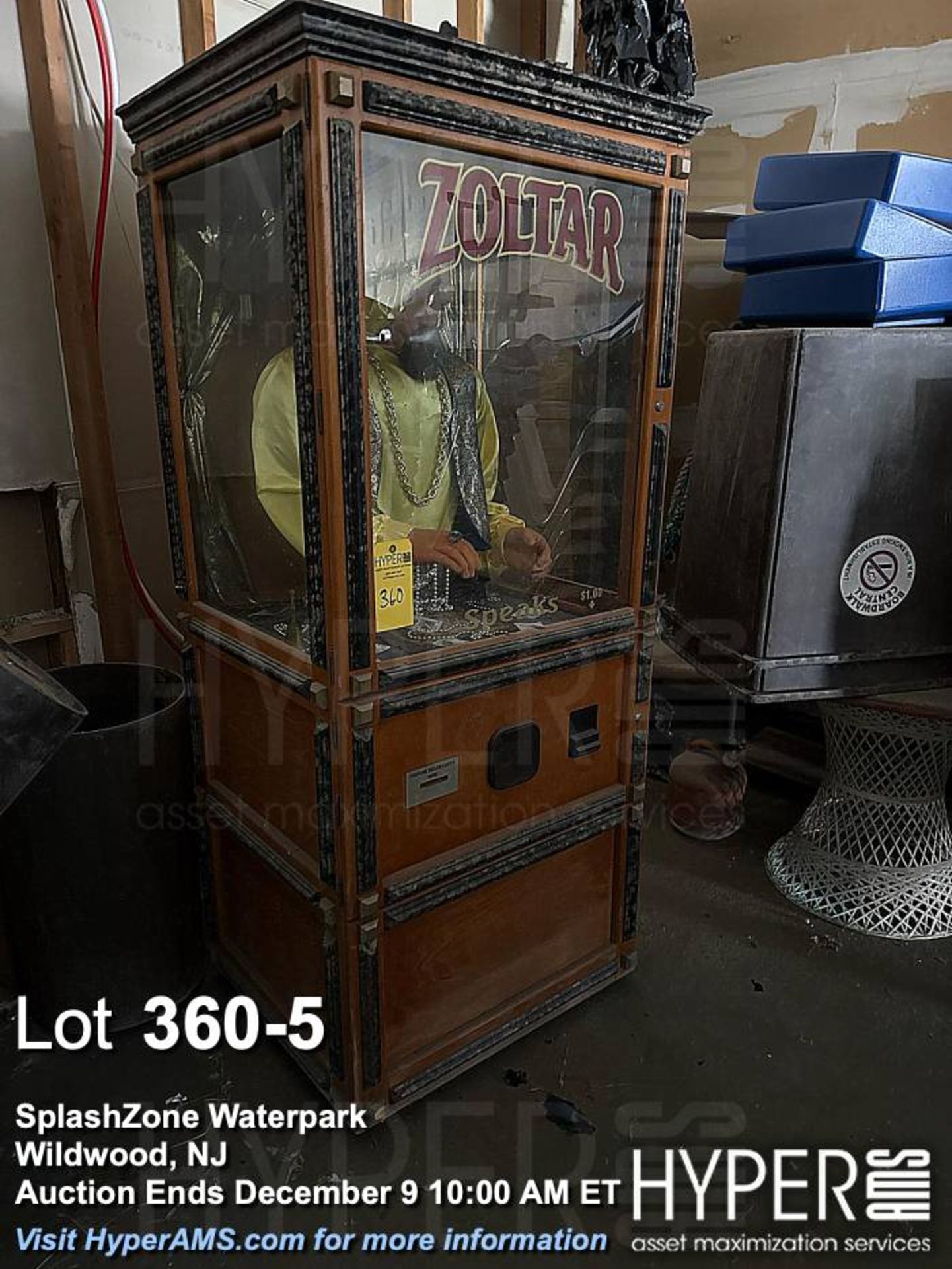 Zoltar Fortune Teller Machine, Animatronic Figure, Card Dispenser - Image 5 of 6