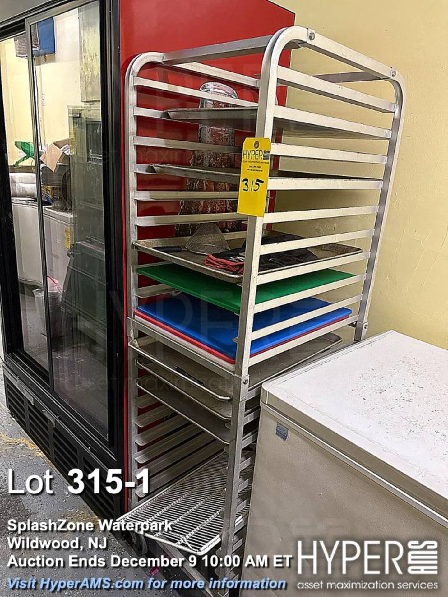 Commercial Aluminum Bakery Rack, 20-Sheet Pan Capacity