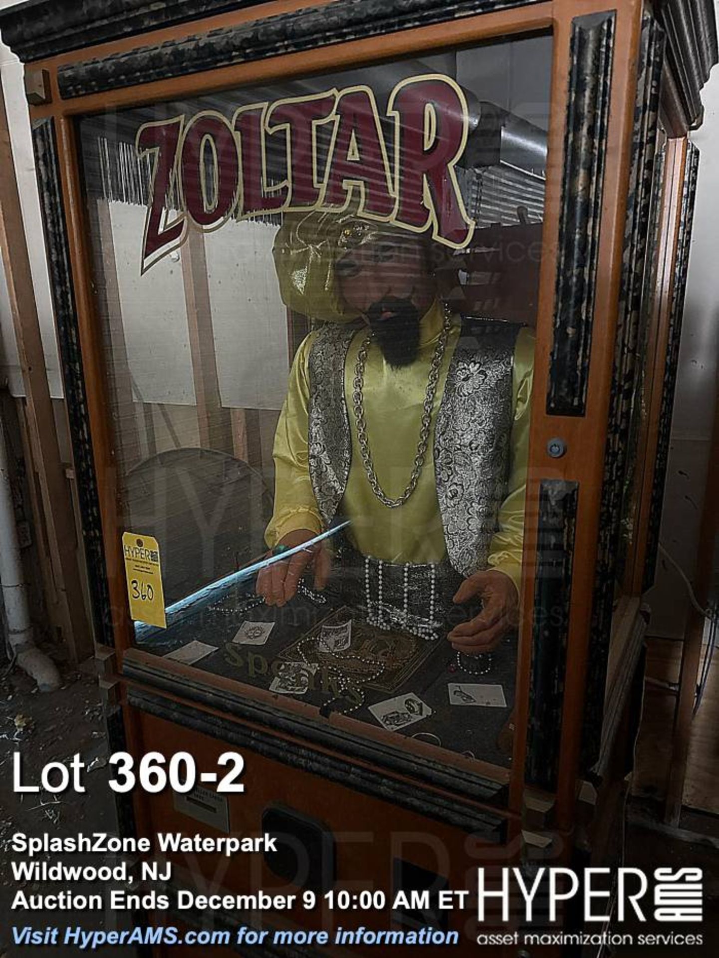 Zoltar Fortune Teller Machine, Animatronic Figure, Card Dispenser - Image 2 of 6