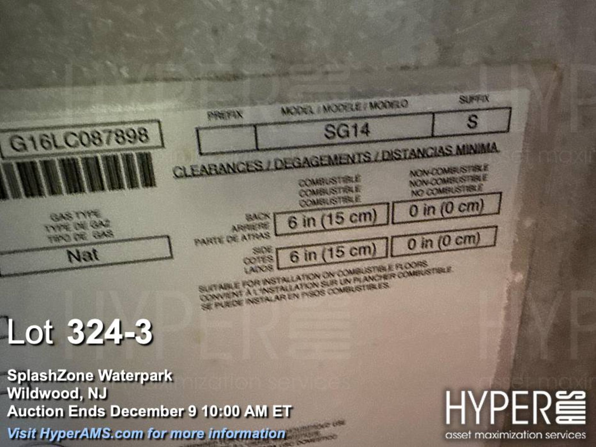 Pitco SG14 Commercial Deep Fryer, Natural Gas, 40-50 lbs Capacity - Image 3 of 3