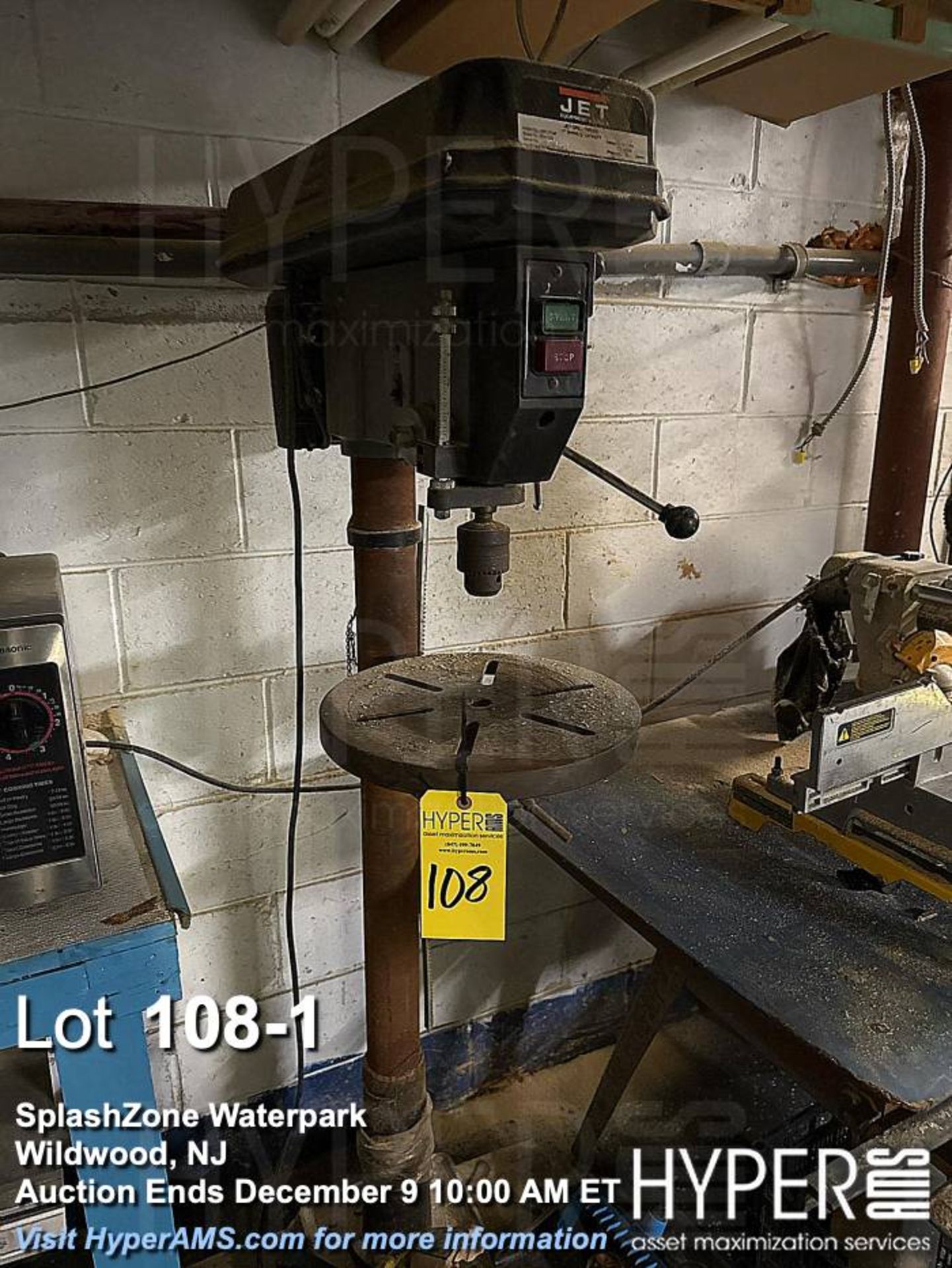 Jet JDP-17MF Drill Press, 17" Swing, 1/2" Capacity, 3/4 HP Motor