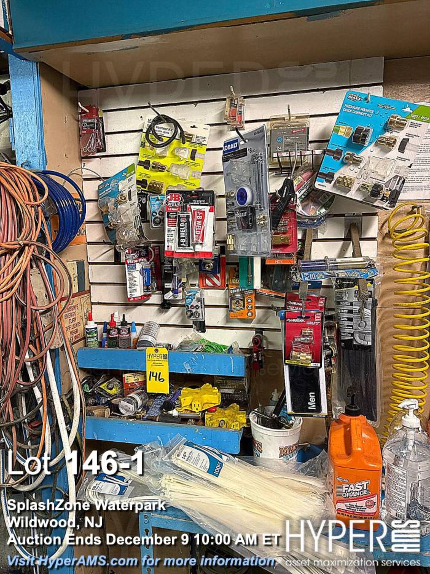 Lot of Assorted Hardware & Tools: Hyper Tough, Kobalt, JB Weld