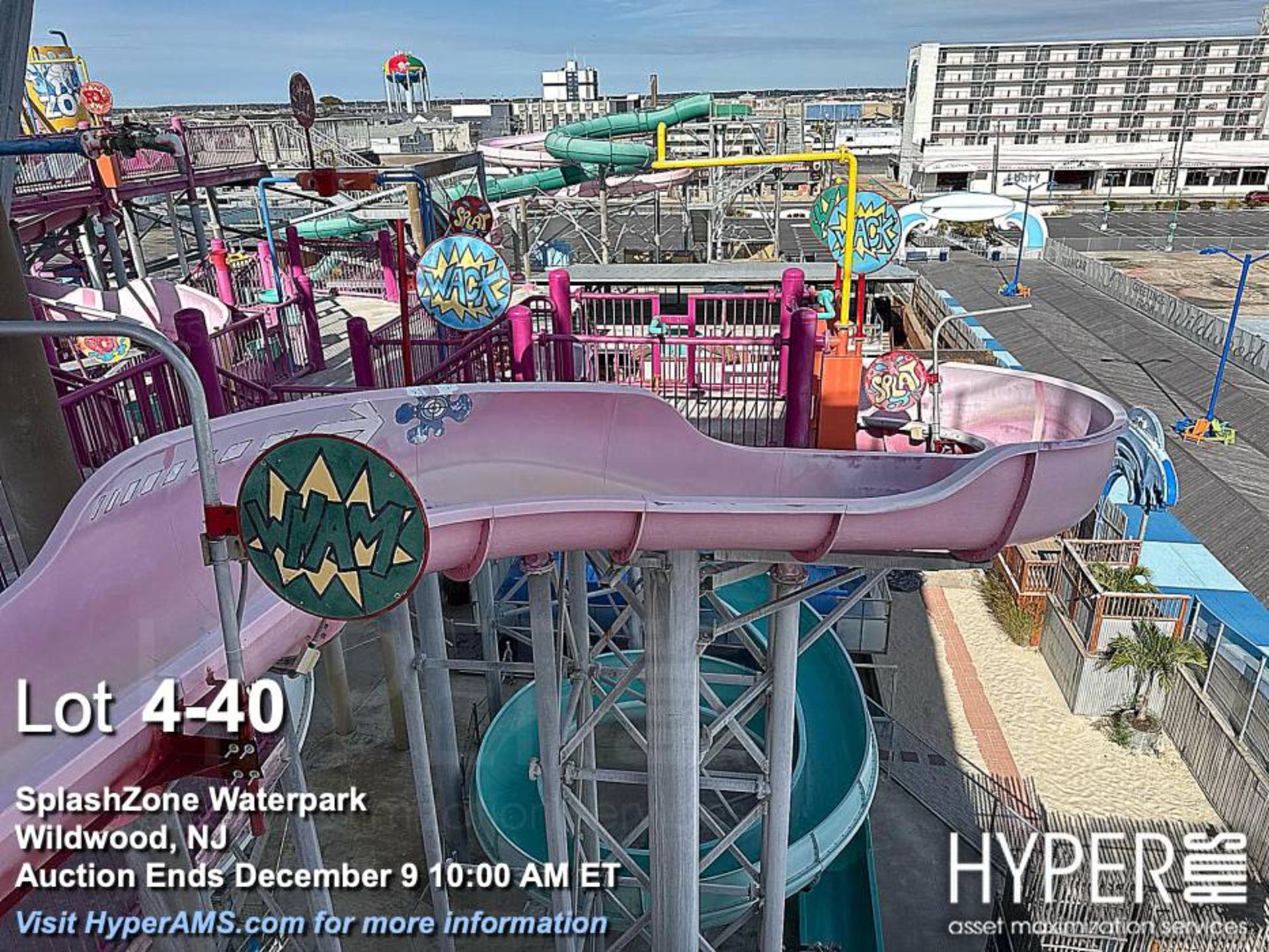 WhiteWater West Industries Slide attraction with (6) slides including "B" and "C" towers, bridges, w - Image 40 of 60