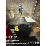 Single keg 3-Tap Draft Beer Kegerator