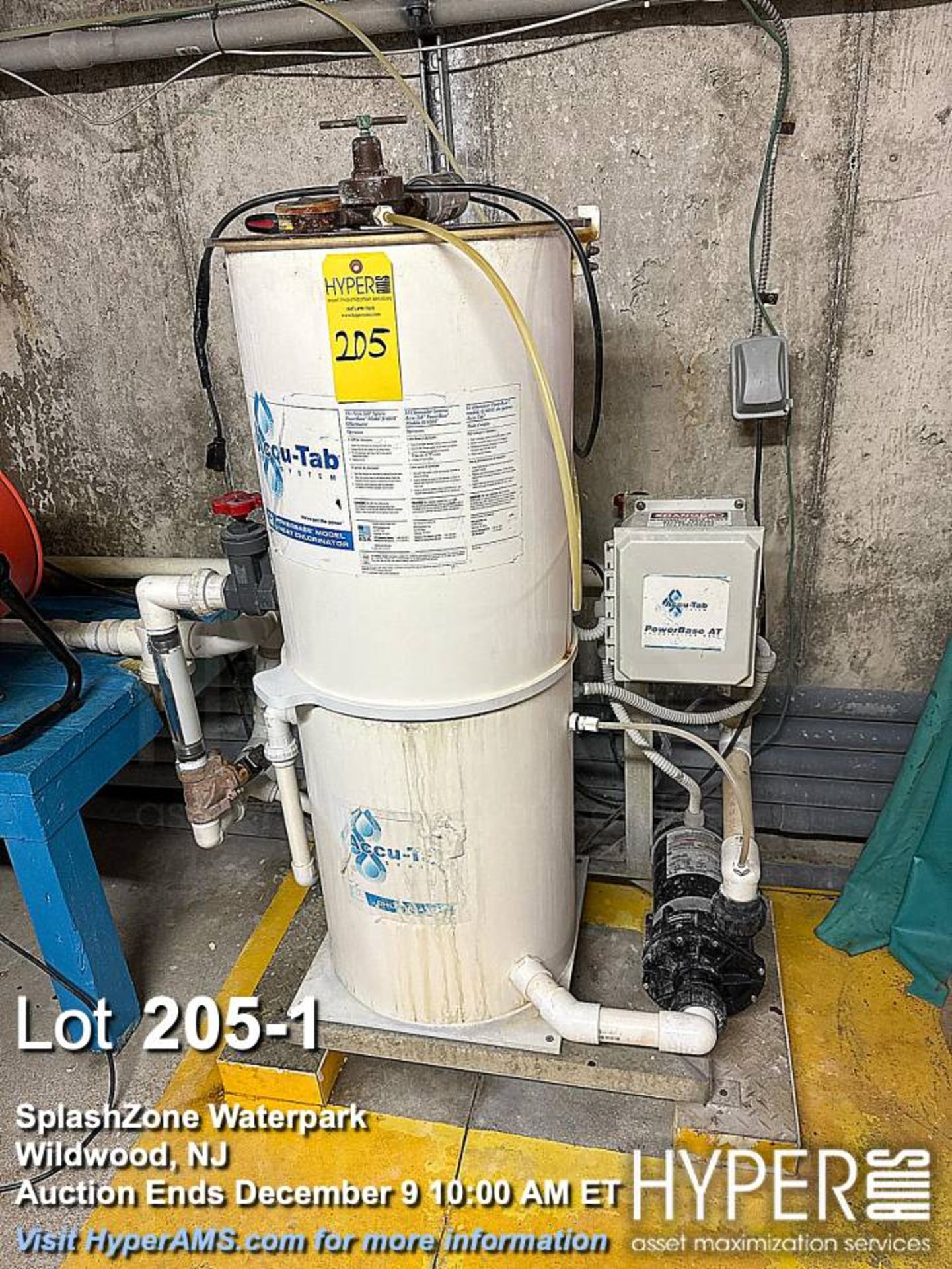 PPG Accu-Tab Chlorinator System with Century SP2155Z1EFTC Pump,