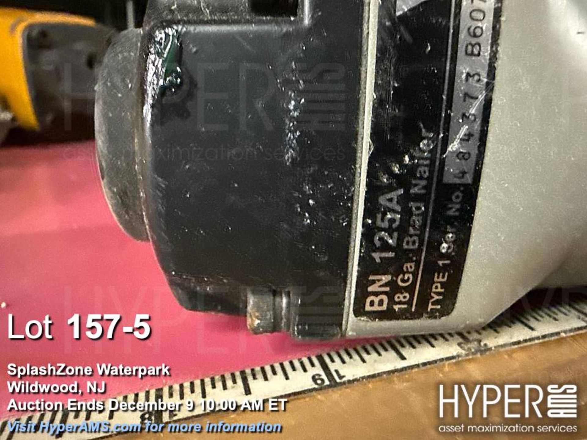 Lot of (3) nailers: Porter Cable BN125A, Craftsman, Blue Hawk Pneumatic Brad Nailers, 18 Ga - Image 5 of 5