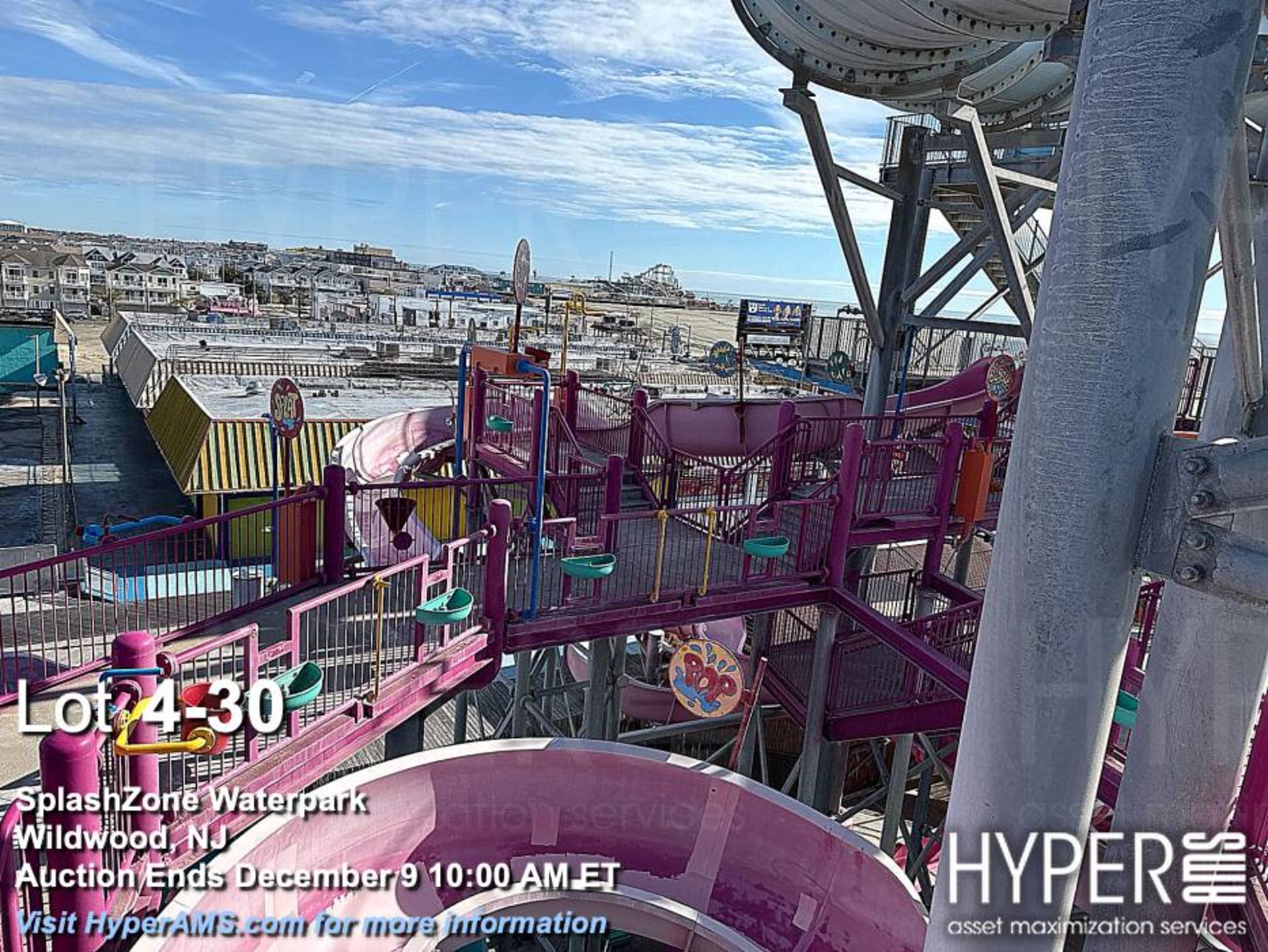 WhiteWater West Industries Slide attraction with (6) slides including "B" and "C" towers, bridges, w - Image 30 of 60