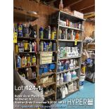 Lot: Assorted Automotive & Household Cleaning Products, Various Brands & Sizes