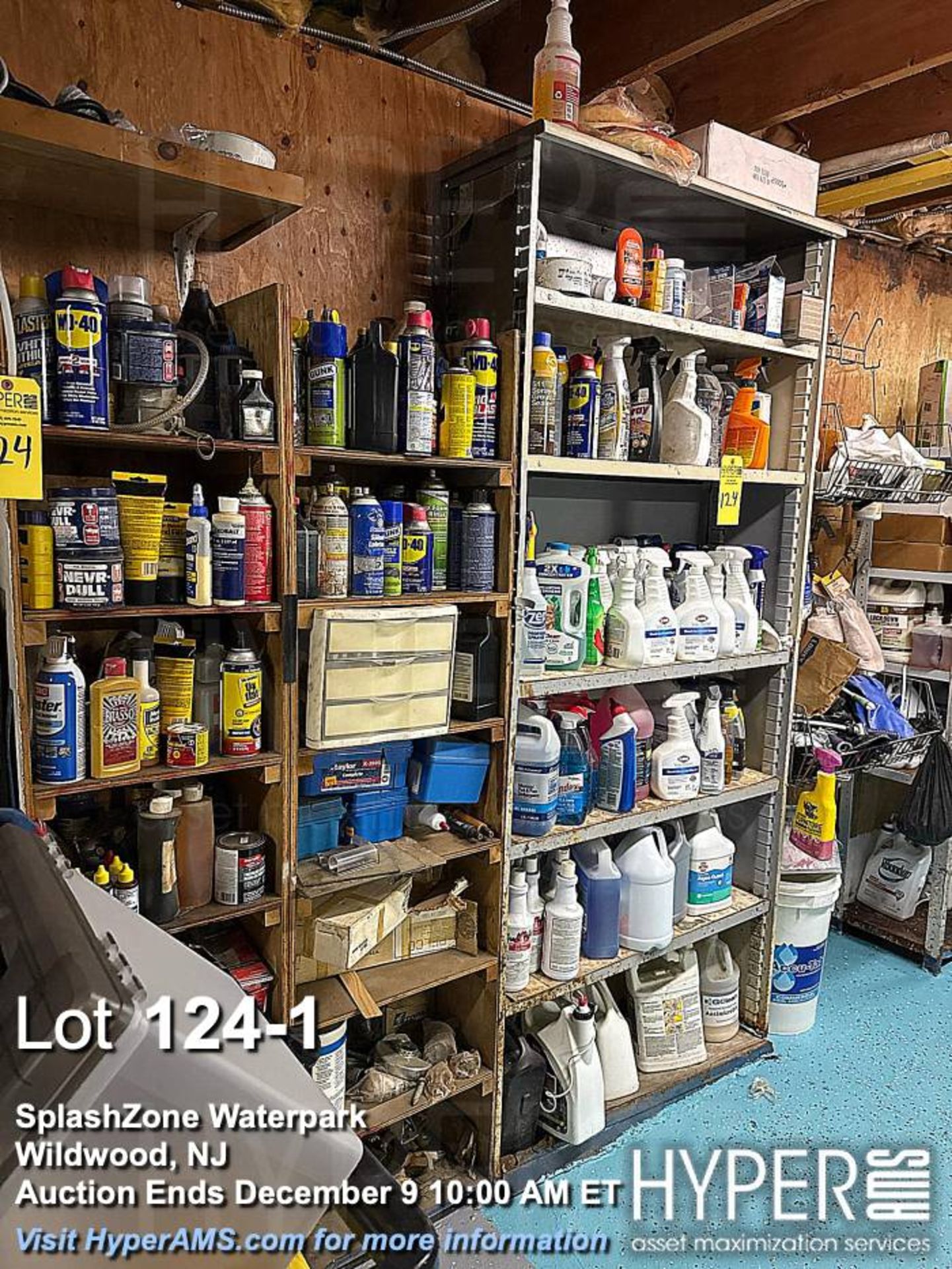 Lot: Assorted Automotive & Household Cleaning Products, Various Brands & Sizes