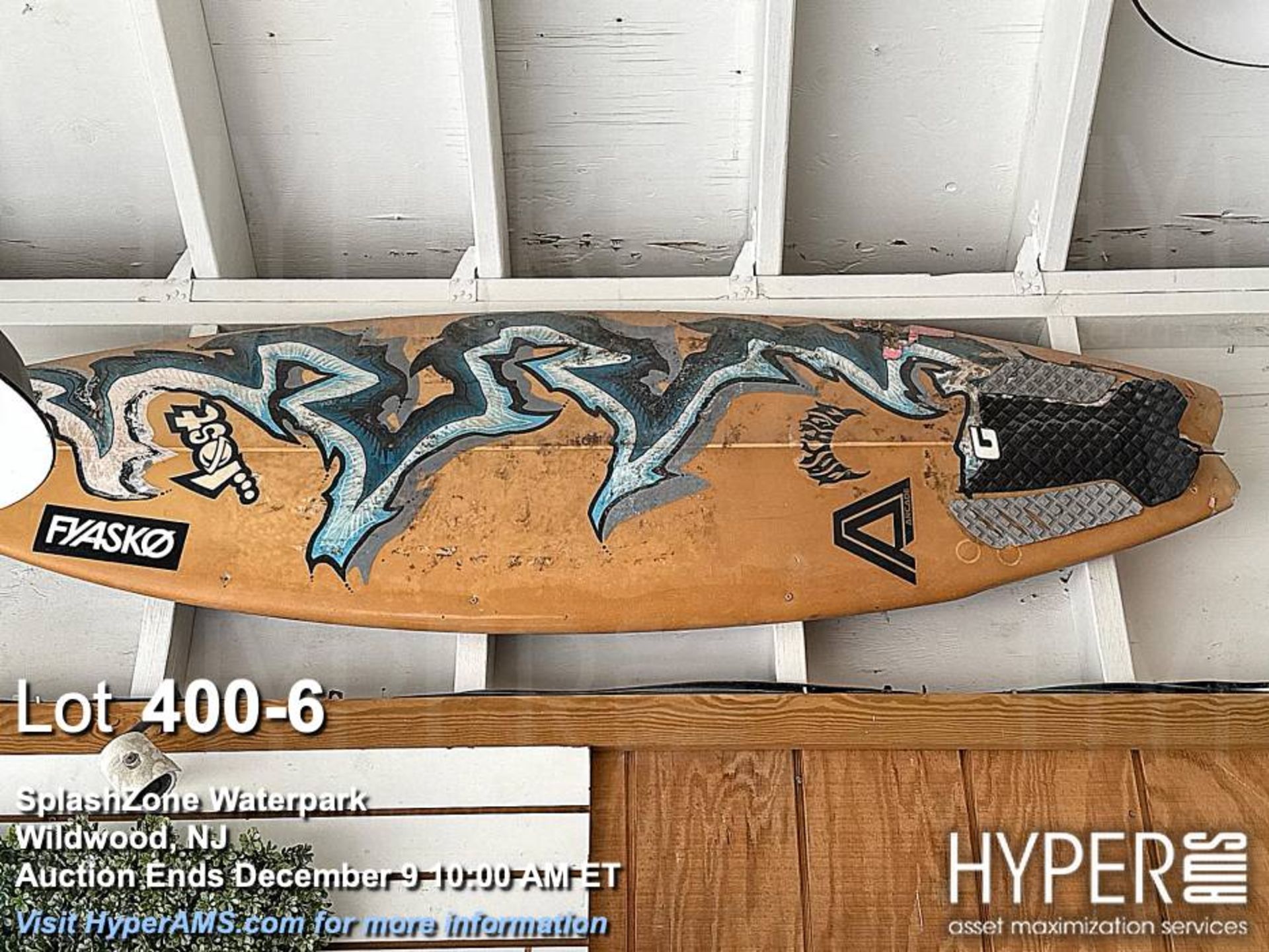 Misc Outdoor furniture with approximately 20 lounges and Longboard and Fyasko Shortboards with Uniqu - Image 6 of 7