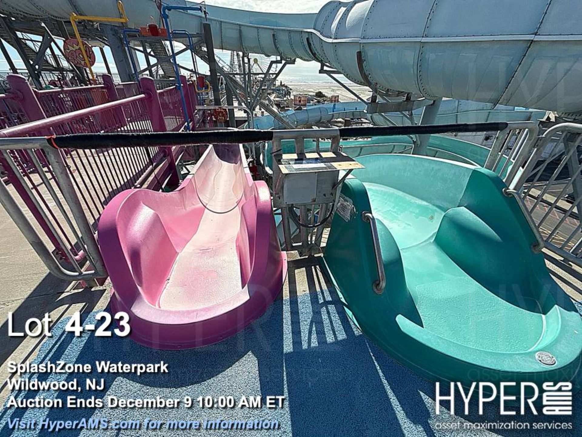 WhiteWater West Industries Slide attraction with (6) slides including "B" and "C" towers, bridges, w - Image 23 of 60