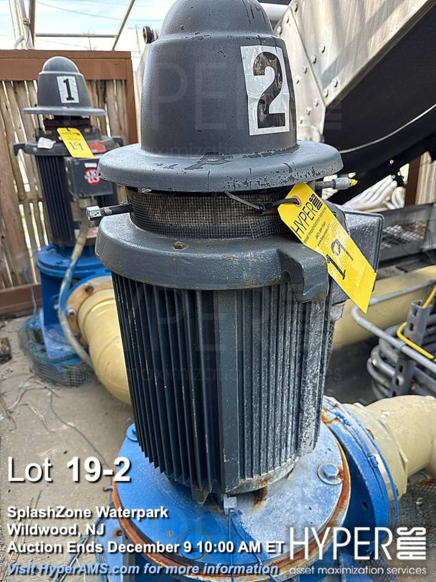 Nidec 25HP Electric Motor 284TP, 230/460V, 1775 RPM, 3-Phase, Model BF40, with pump - Image 2 of 7