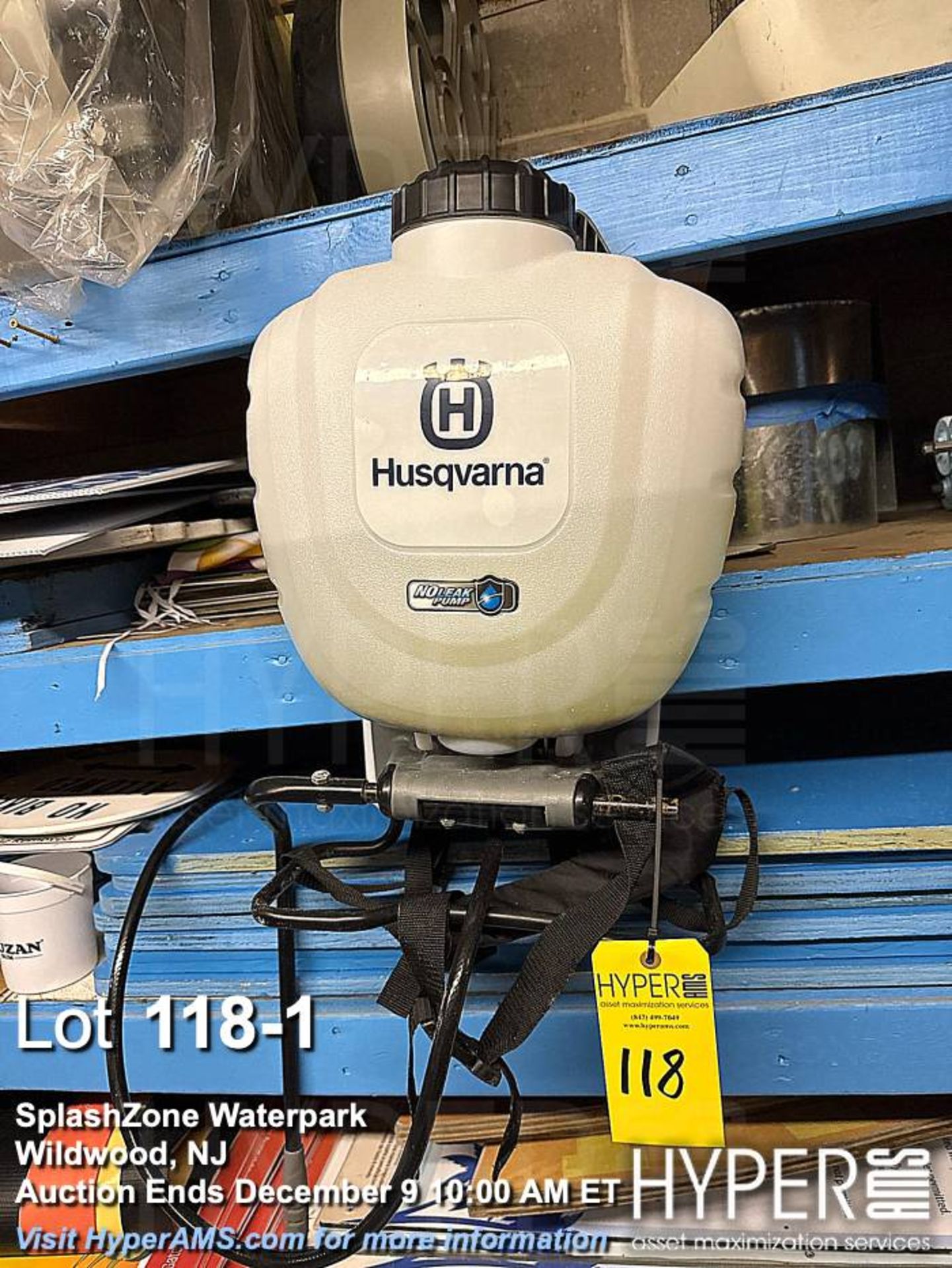 Husqvarna Backpack Sprayer, 4 Gallon Capacity, Hand-Operated Pump