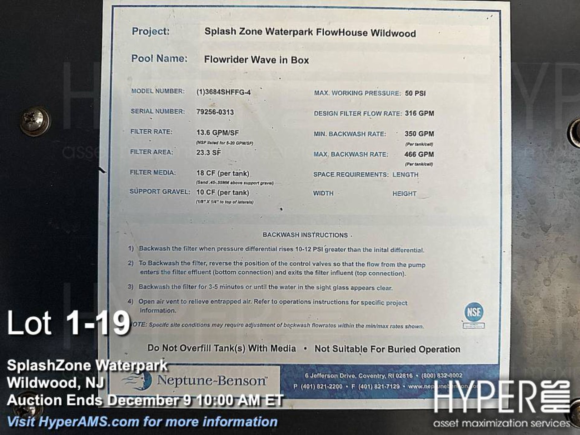 FlowRider Wave in a Box Double self-contained, turnkey sheet-wave surfing attraction - Image 19 of 23
