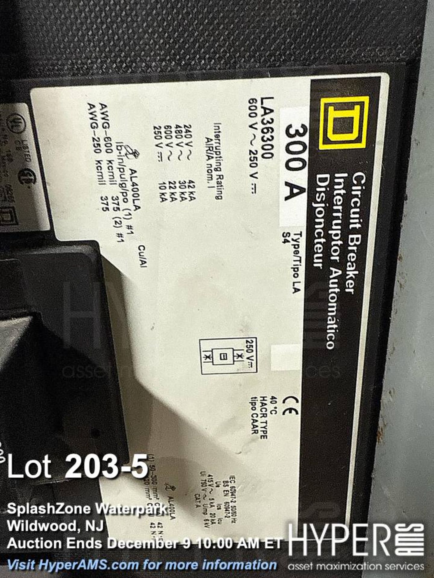 Lot of Electrical Switch Gear as pictured including: Square D Model 6 Motor Control Center, 500 kVA, - Image 5 of 14