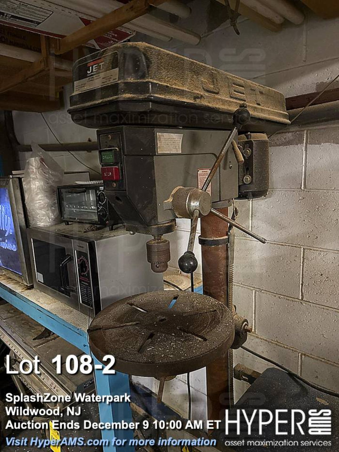 Jet JDP-17MF Drill Press, 17" Swing, 1/2" Capacity, 3/4 HP Motor - Image 2 of 3