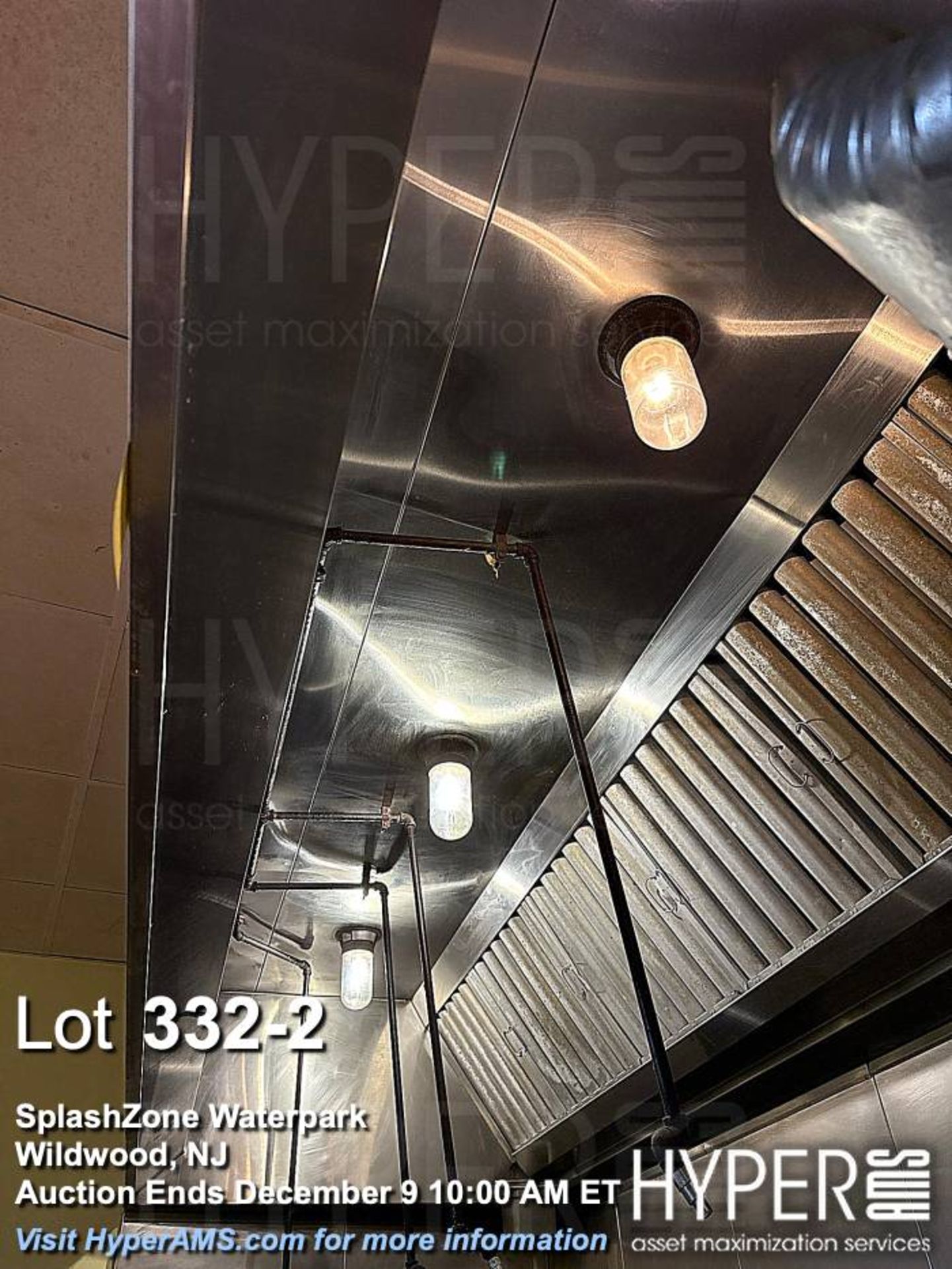 CaptiveAire Commercial Kitchen Hood with Fire Suppression System, Stainless Steel - Image 2 of 4